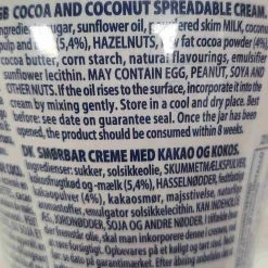 Clearance Chocolate & Coconut Cream, 200g Ingredients Brands|Italian Ingredients