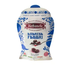 Herbamelle Amarena Cherry Sweets, 75g Italian Ingredients|Chocolate & Sweets
