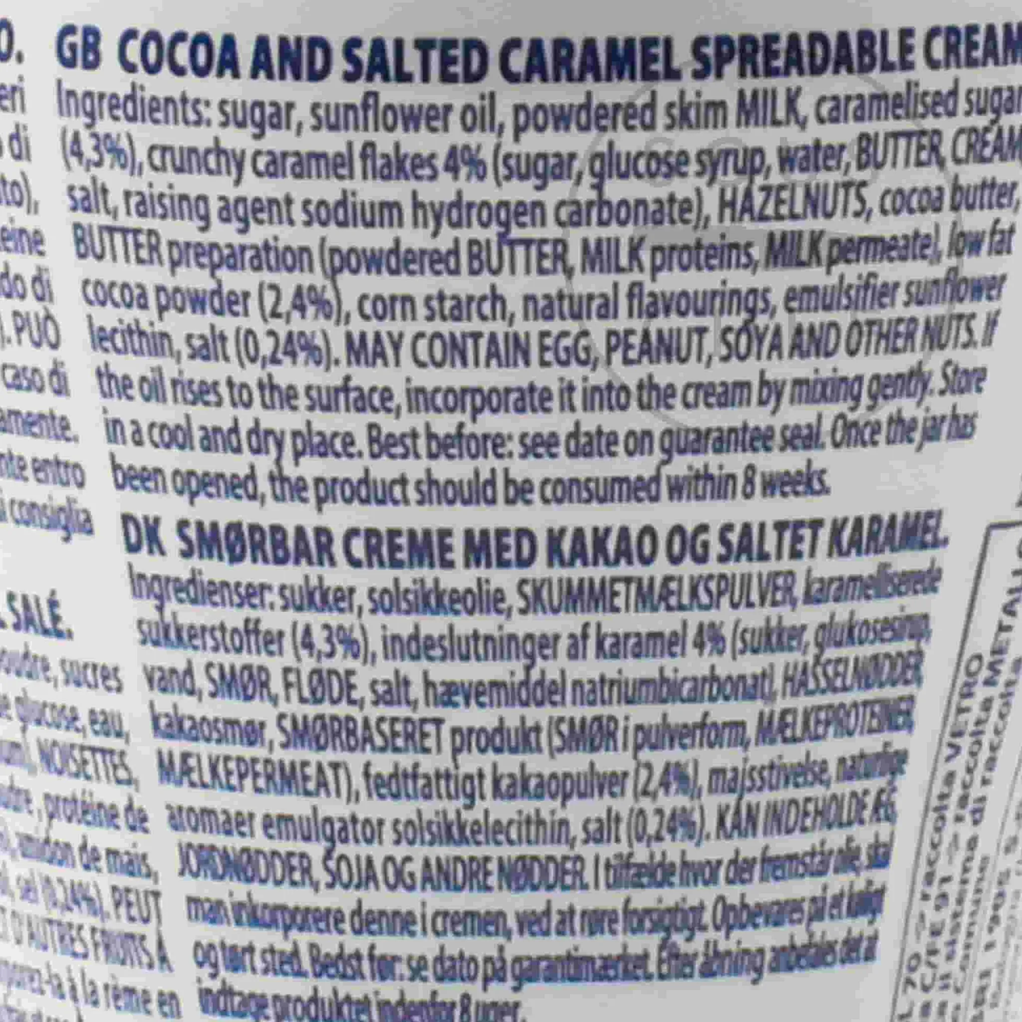Salted Caramel Spread, 200g Ingredients Brands|Italian Ingredients