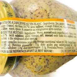New Wholegrain Mustard, 305g French Ingredients|Sauces & Condiments