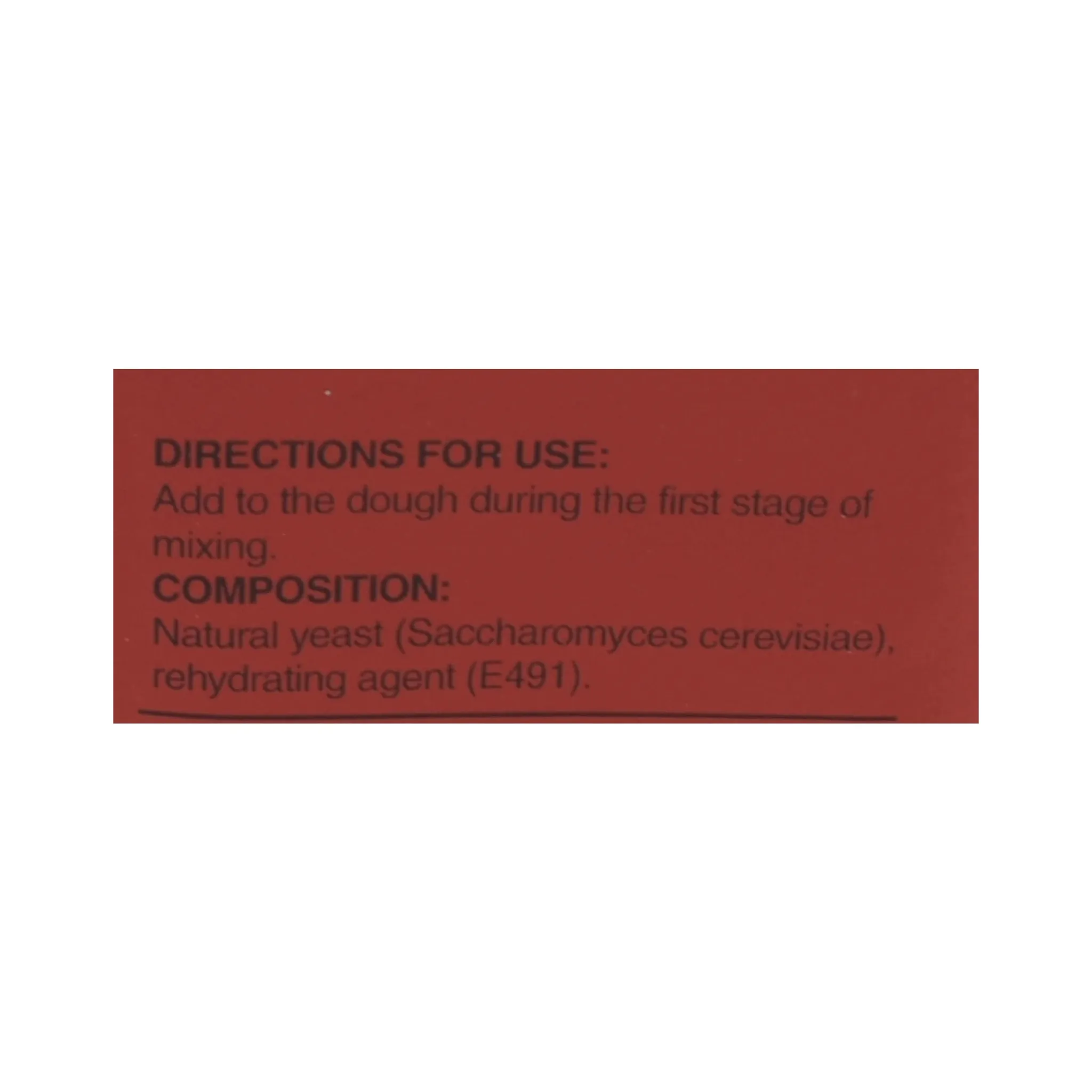 Online Red Dried Yeast, 500g Ingredients Brands|Made In The Uk