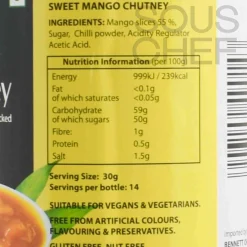 Online ' Sweet Mango Chutney, 440g Indian Ingredients|Sauces & Condiments