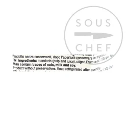 Mandarin Jam, 360g Ingredients Brands|Italian Ingredients