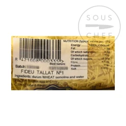 Discount Fideo Noodles, 250g Ingredients Brands|Spanish Ingredients