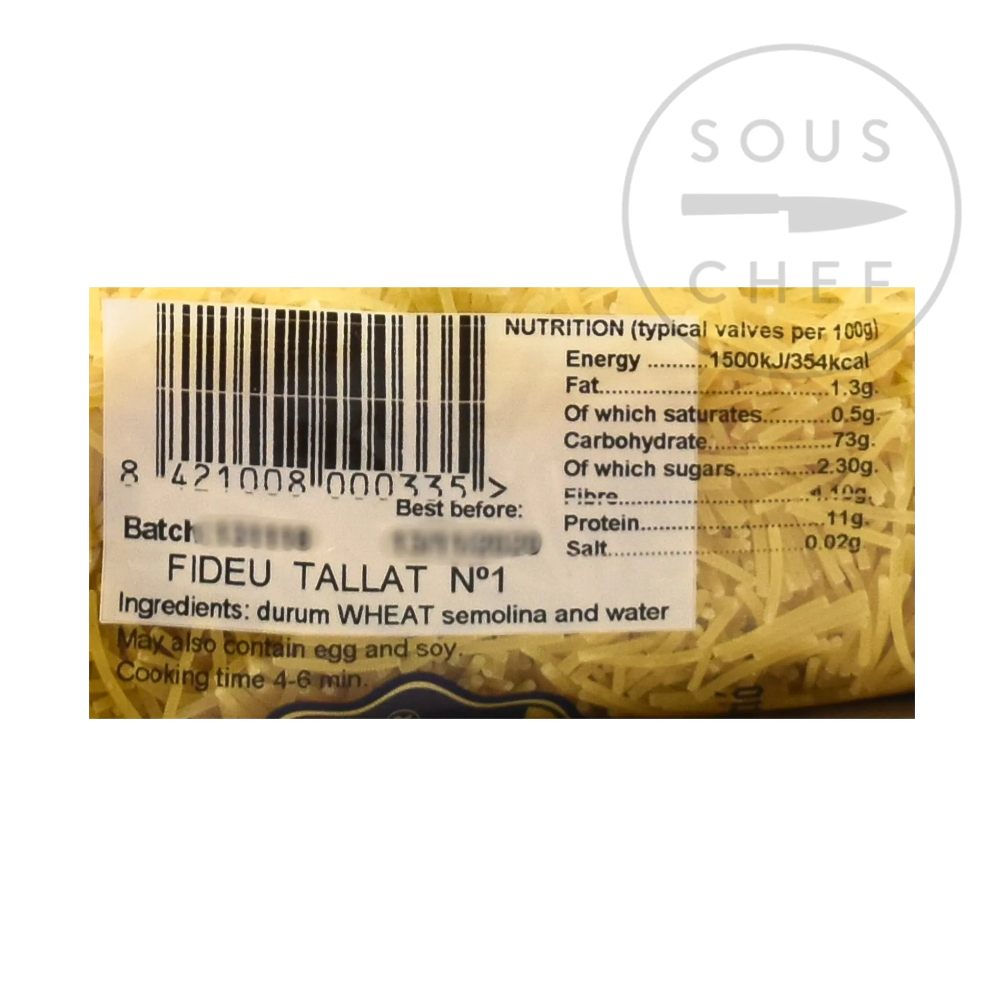Discount Fideo Noodles, 250g Ingredients Brands|Spanish Ingredients