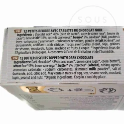 Organic Butter Biscuits With Dark Chocolate, 150g Ingredients Brands|Chocolate & Sweets