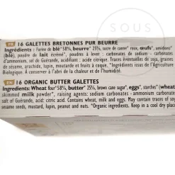 Hot Organic Butter Galette, 130g Ingredients Brands|Chocolate & Sweets