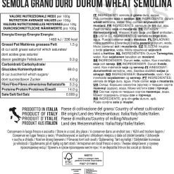 Online Fusilloni Durum Wheat Semolina Pasta, 500g Ingredients Brands|Italian Ingredients