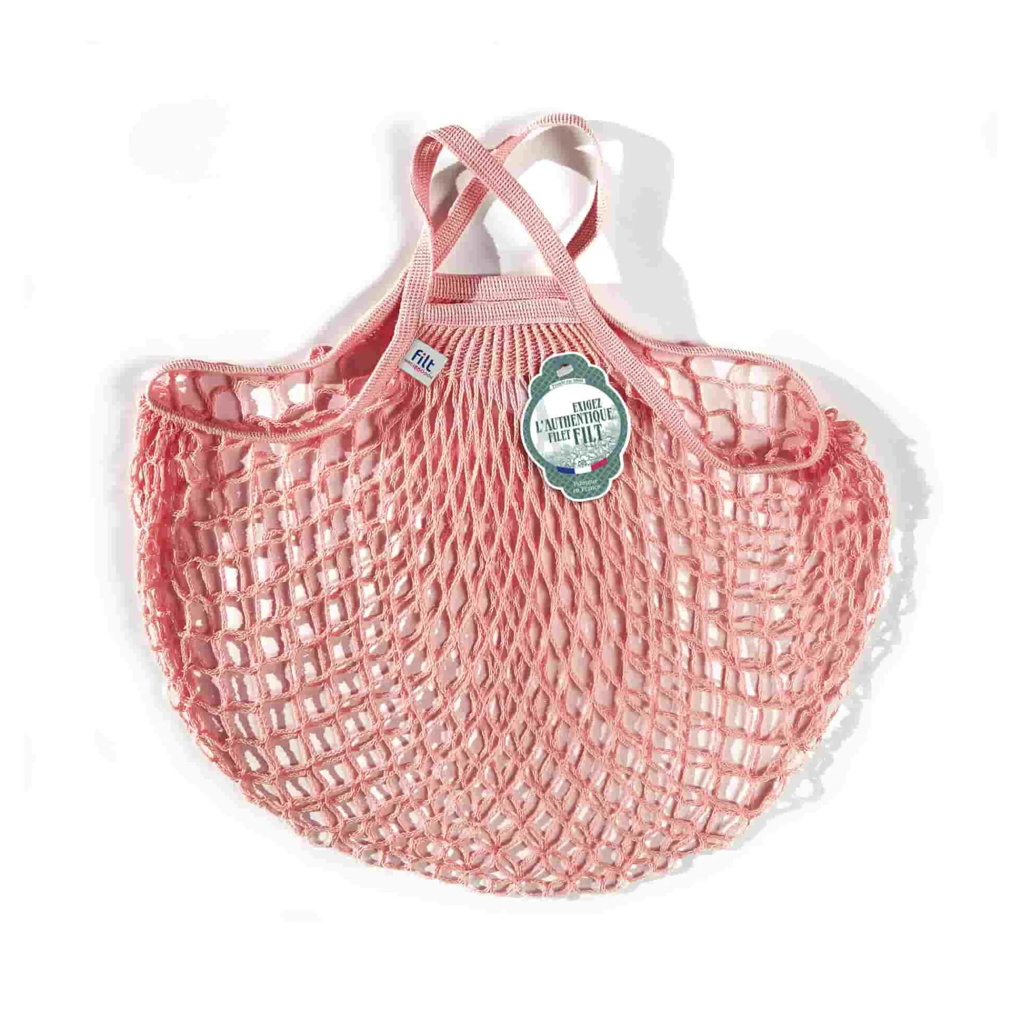 Outlet String Bag in Light Pink, Short Handle Tableware Brands