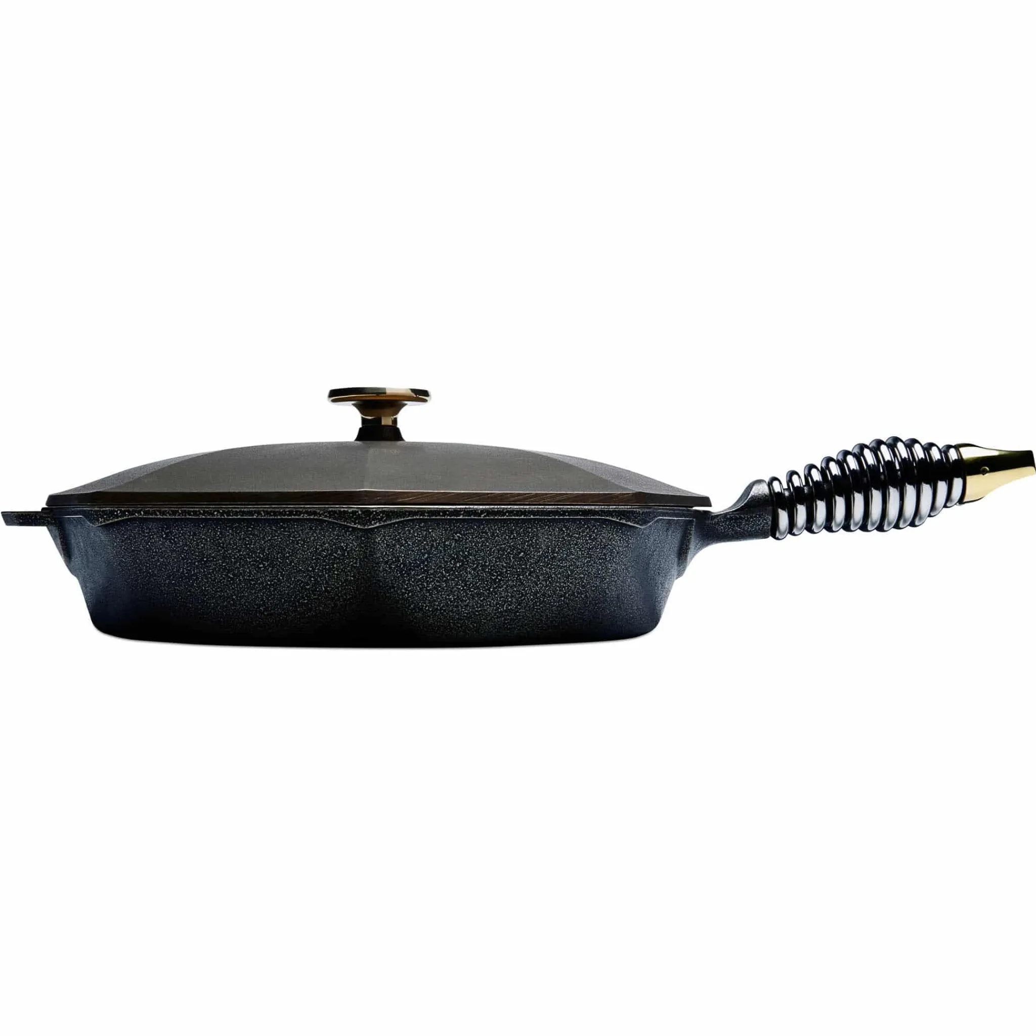 Clearance Cast Iron Skillet with Lid, 30cm (12inch) Pots & Pans