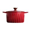 Clearance Red Cast Iron Dutch Oven, 26cm French Ingredients|Pots & Pans