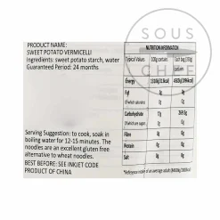 Clearance Well Brand Sweet Potato Vermicelli Ingredients Brands|Chinese Ingredients