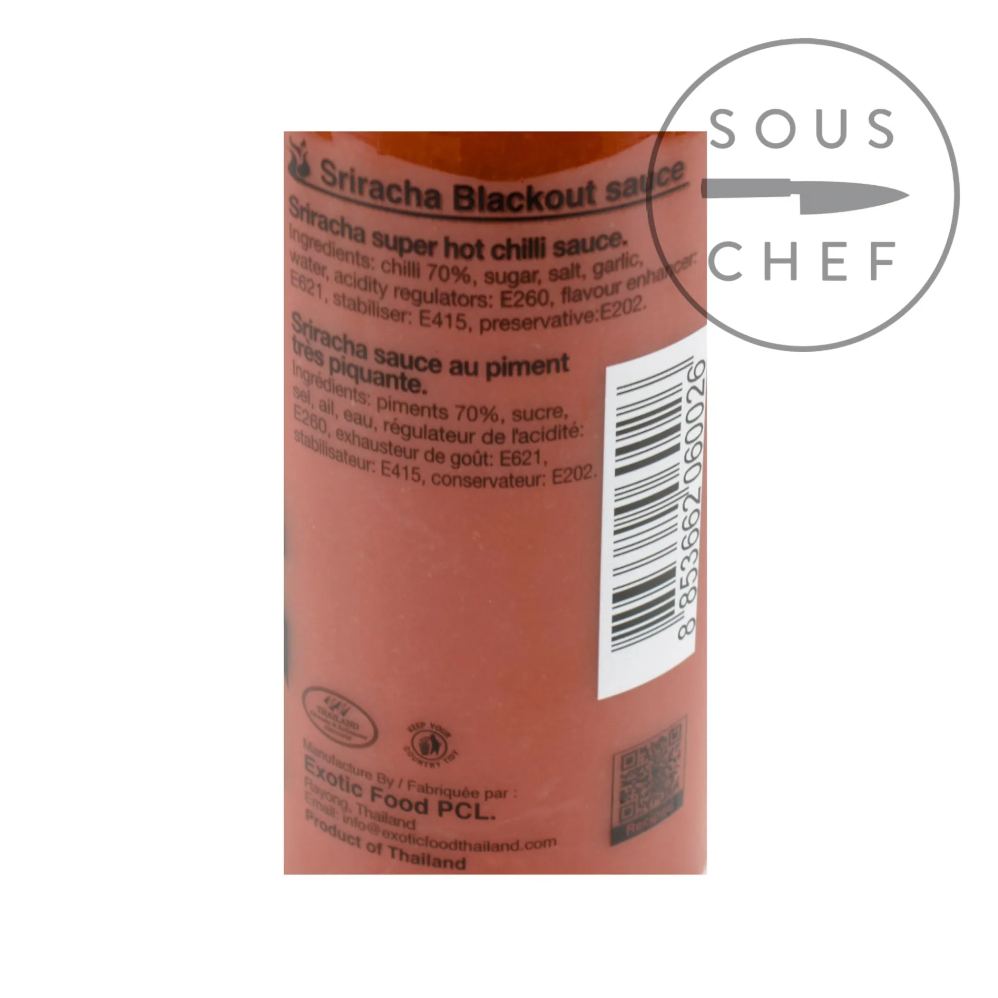 Sriracha Blackout, 455ml Southeast Asian Ingredients|Sauces & Condiments