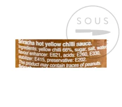 Yellow Sriracha, 455ml Ingredients Brands|Southeast Asian Ingredients