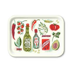 Discount Food Design Rectangle Serving Tray, 27x20cm Tableware Brands