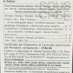 Outlet Nocellara Del Belice Monocultivar PGI Extra Virgin Olive Oil, 500ml Ingredients Brands|Italian Ingredients