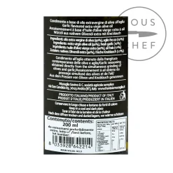 Clearance Aromatic Garlic Extra Virgin Olive Oil, 200ml Ingredients Brands|Italian Ingredients