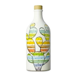 New Medium Fruity Extra Virgin Olive Oil in Cactus Terracotta Bottle, 500ml Ingredients Brands|Italian Ingredients