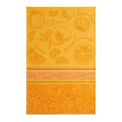 Clearance French Tea Towel - Citrus French Ingredients|Kitchen Textiles & Clothing