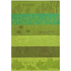 French Tea Towel - Herbs French Ingredients|Kitchen Textiles & Clothing