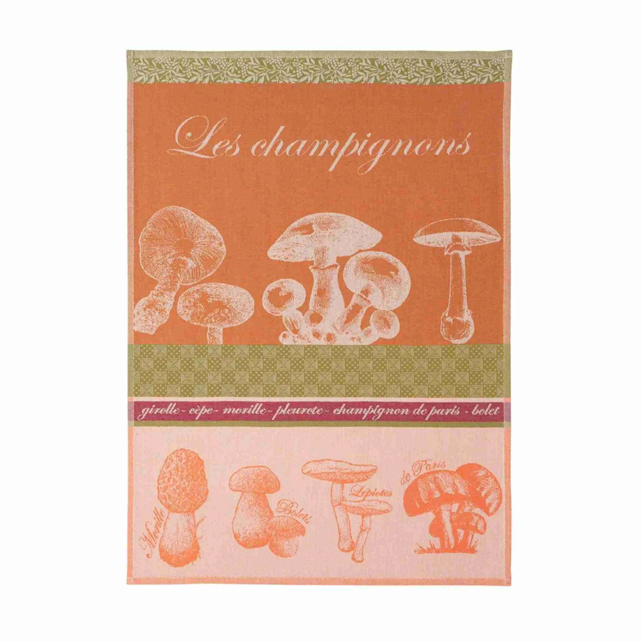 Best French Tea Towel - Mushrooms French Ingredients|Kitchen Textiles & Clothing