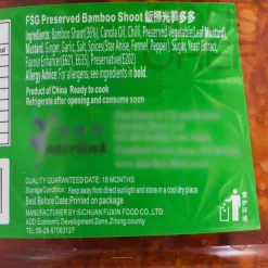 Discount FSG Preserved Bamboo Shoots, 158g Ingredients Brands|Chinese Ingredients