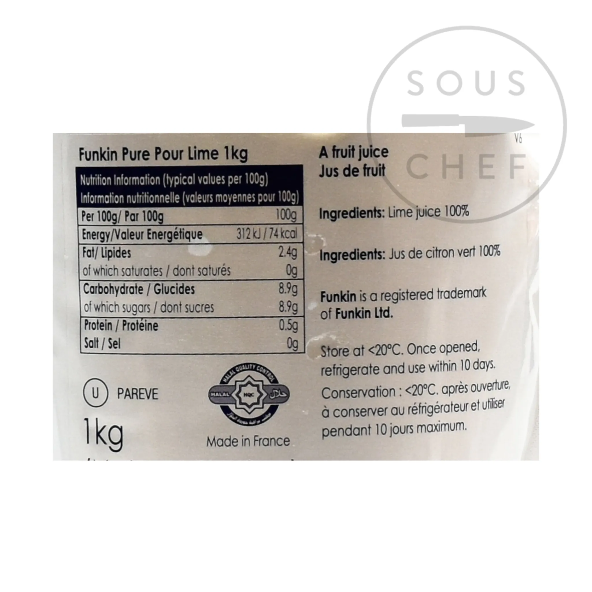 Outlet Lime Juice, 1kg Drinks|Baking Ingredients