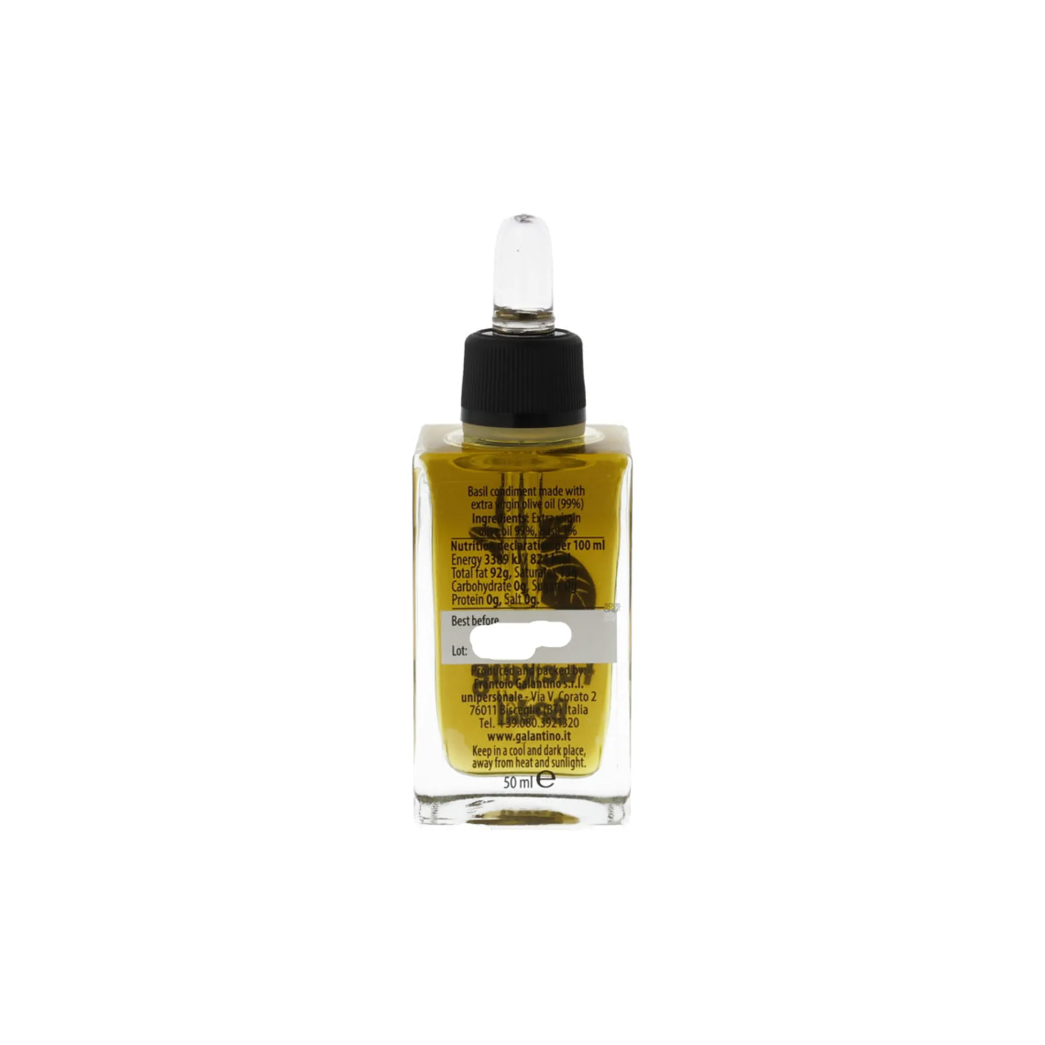Discount Fucking Basil Oil, 50ml Italian Ingredients|Oil, Vinegar & Dressings