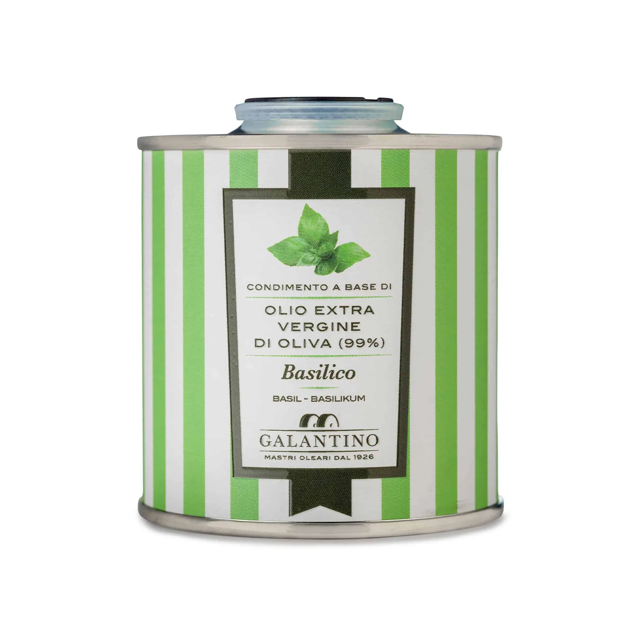 New Puglian Basil Extra Virgin Olive Oil, 100ml Italian Ingredients|Oil, Vinegar & Dressings