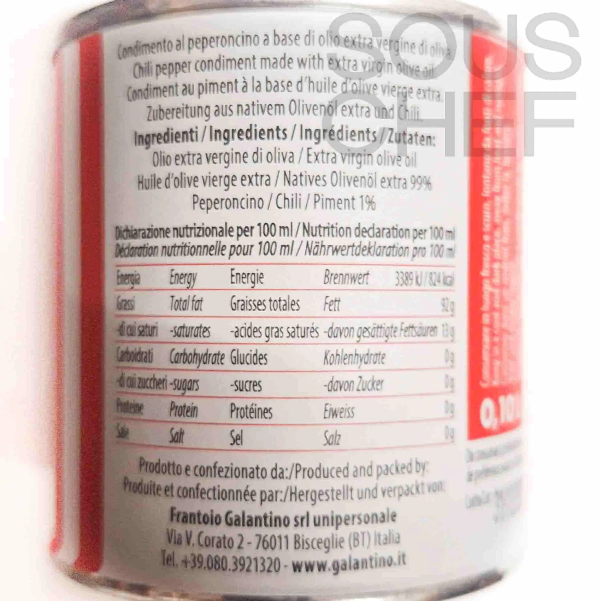 Online Puglian Chilli Extra Virgin Olive Oil, 100ml Italian Ingredients|Oil, Vinegar & Dressings