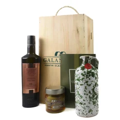 Clearance Small Gift Set In Wooden Box Ingredients Brands|Oil, Vinegar & Dressings