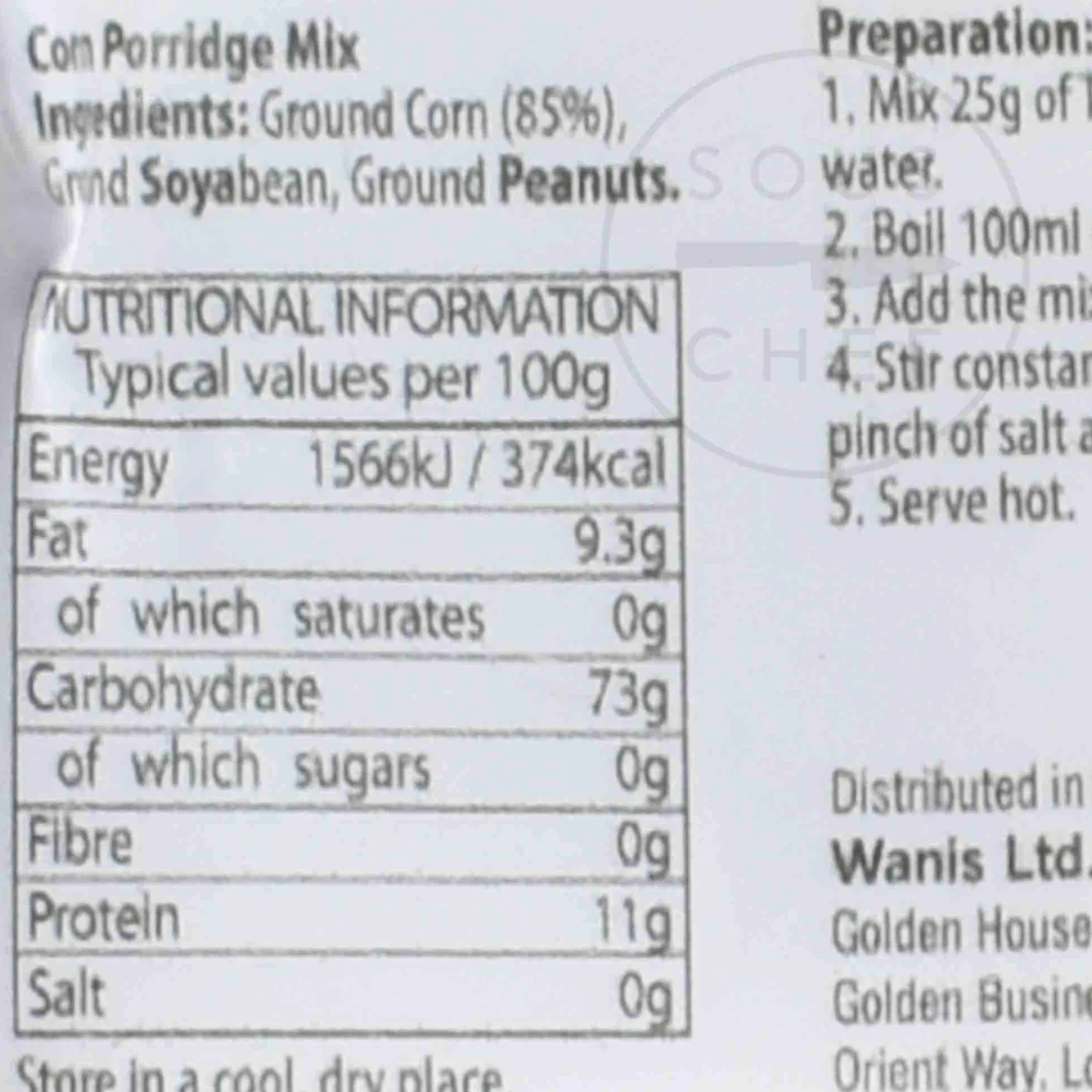 Tom Brown, 700g Ingredients Brands|African Ingredients