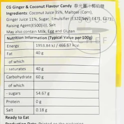 Discount Ginger Coconut Candy, 200g Chocolate & Sweets|Ingredients Brands
