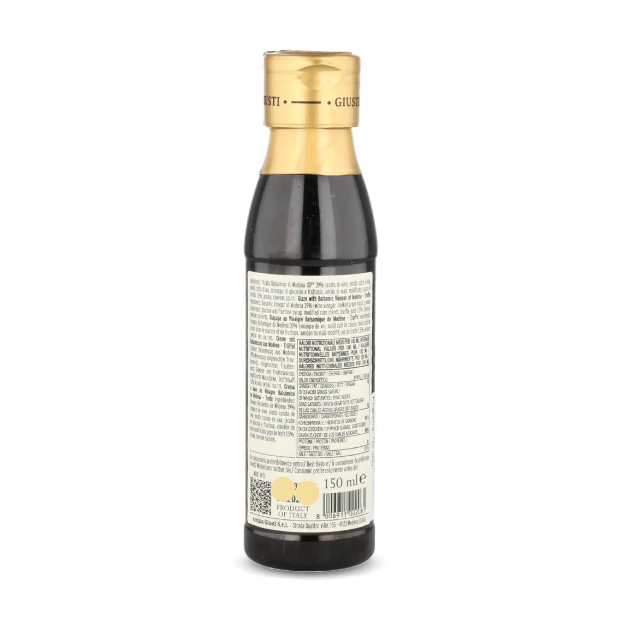 Sale Giusti Balsamic Crema Truffle Glaze, 150ml Ingredients Brands|Italian Ingredients