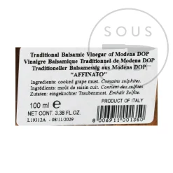 Best Giusti Balsamic Vinegar of Modena DOP - Affinato 12 Year Aged Ingredients Brands|Italian Ingredients