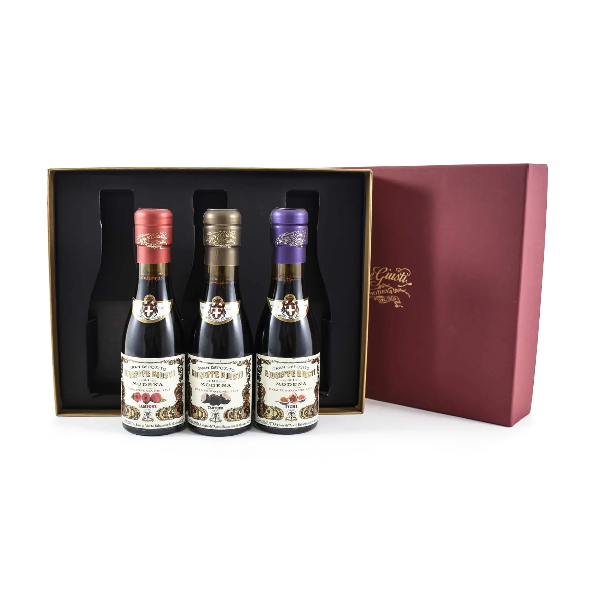 Online Giusti Infused Balsamic Vinegar Collection - Truffle, Fig & Raspberry Ingredients Brands|Italian Ingredients