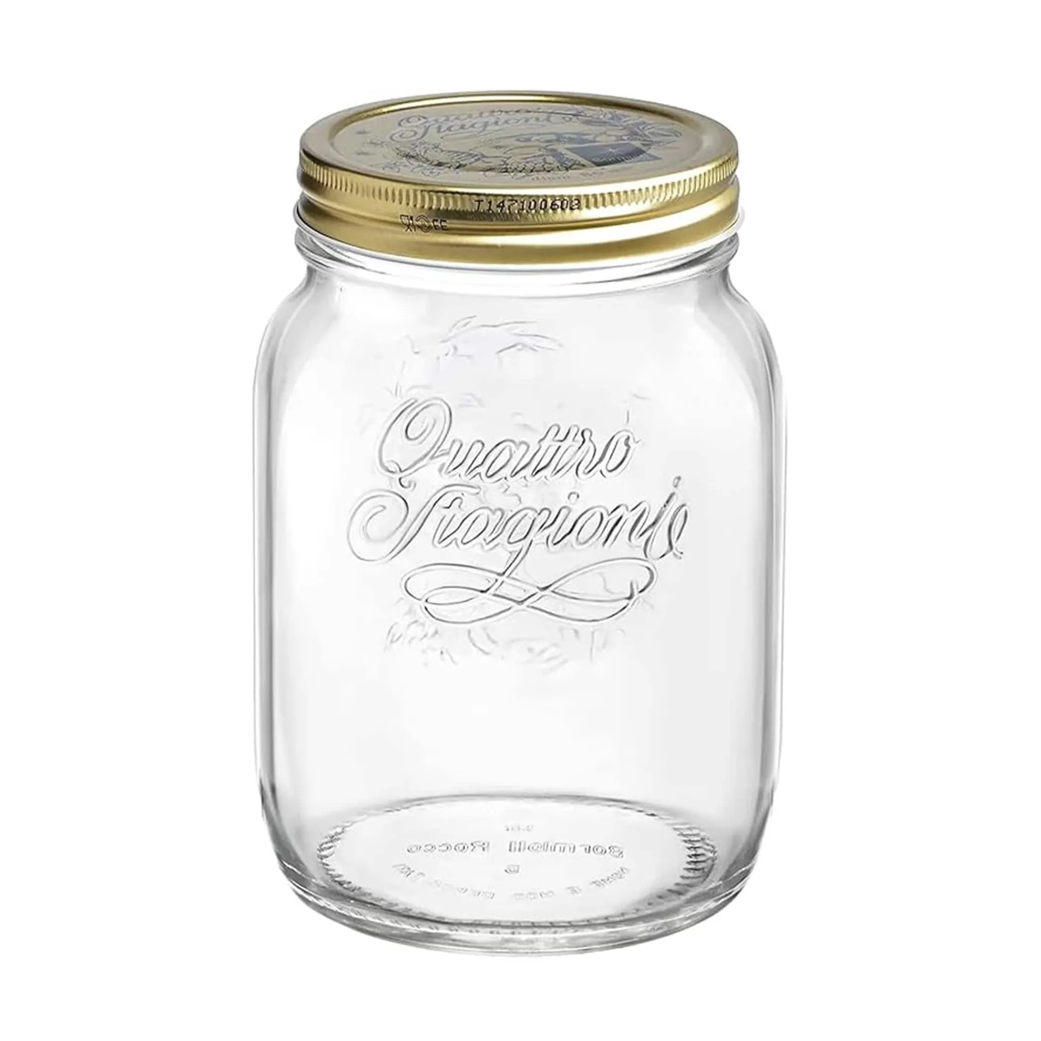 Glass Pickle Storage Jar Pickling, Preserving & Fermenting Jars