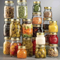 Glass Pickle Storage Jar Pickling, Preserving & Fermenting Jars