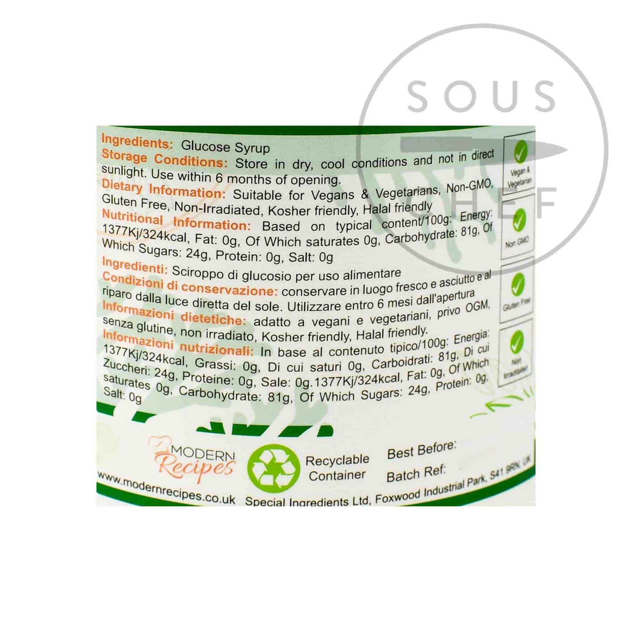 Online Glucose Syrup, 1kg Ingredients Brands|Baking Ingredients