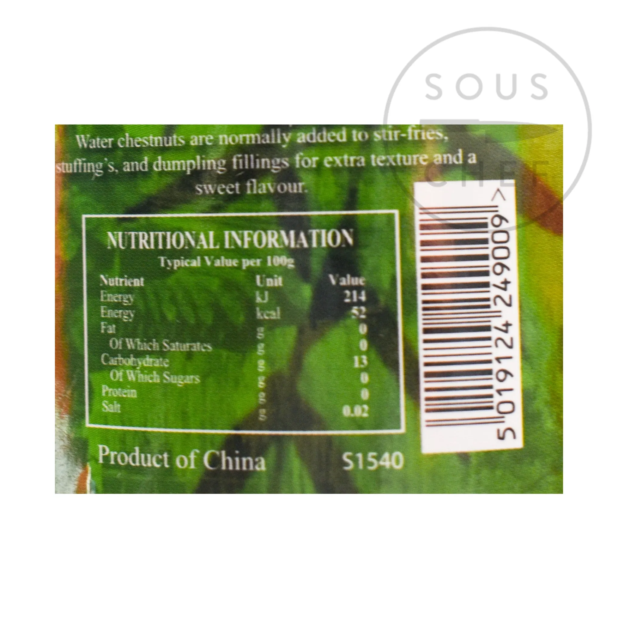 Outlet Whole Water Chestnuts, 227g Ingredients Brands|Chinese Ingredients