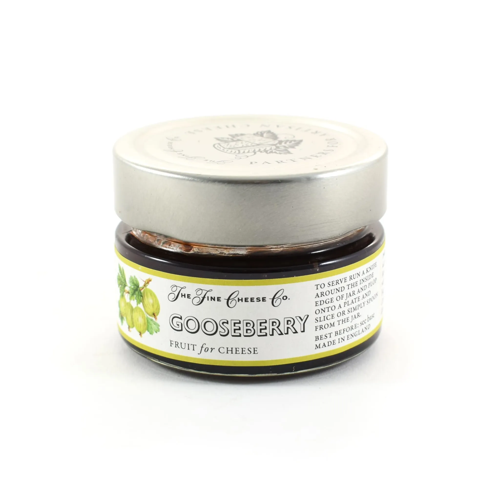 Clearance Gooseberry Fruit Preserve for Cheese, 113g Ingredients Brands|Made In The Uk