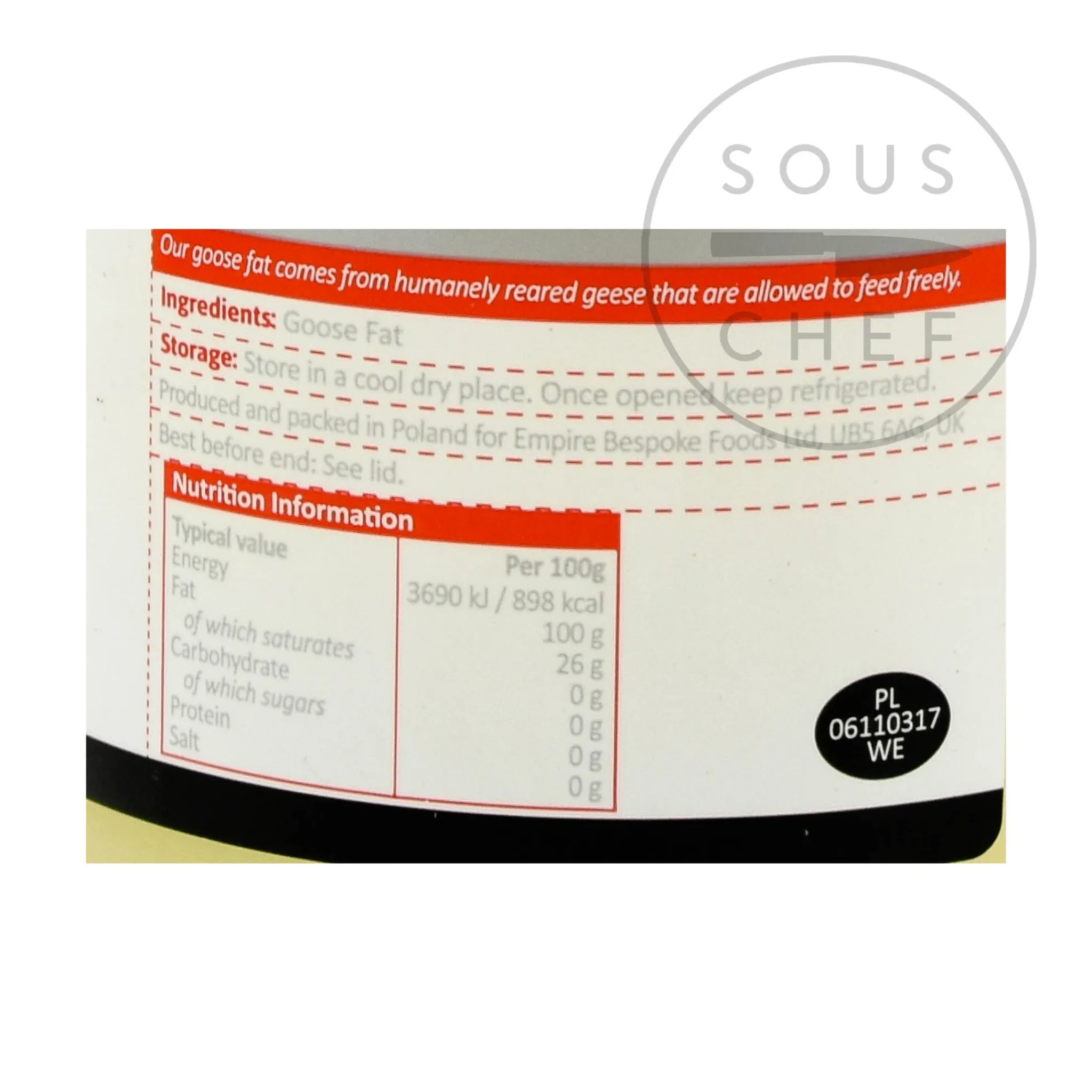 Hot Goose Fat, 320g Ingredients Brands|French Ingredients