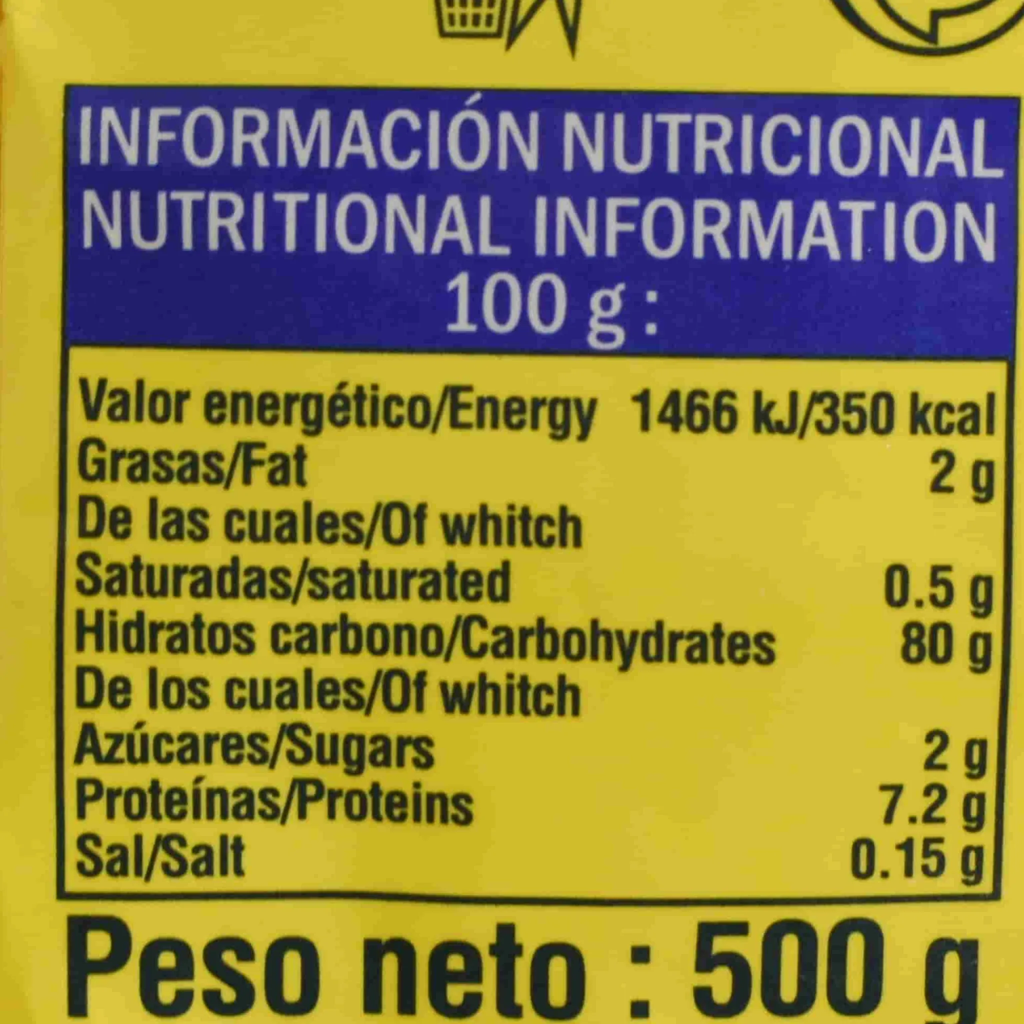 New Golden Hominy Corn, 500g Ingredients Brands
