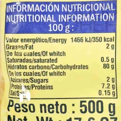 New White Hominy Corn, 500g Ingredients Brands