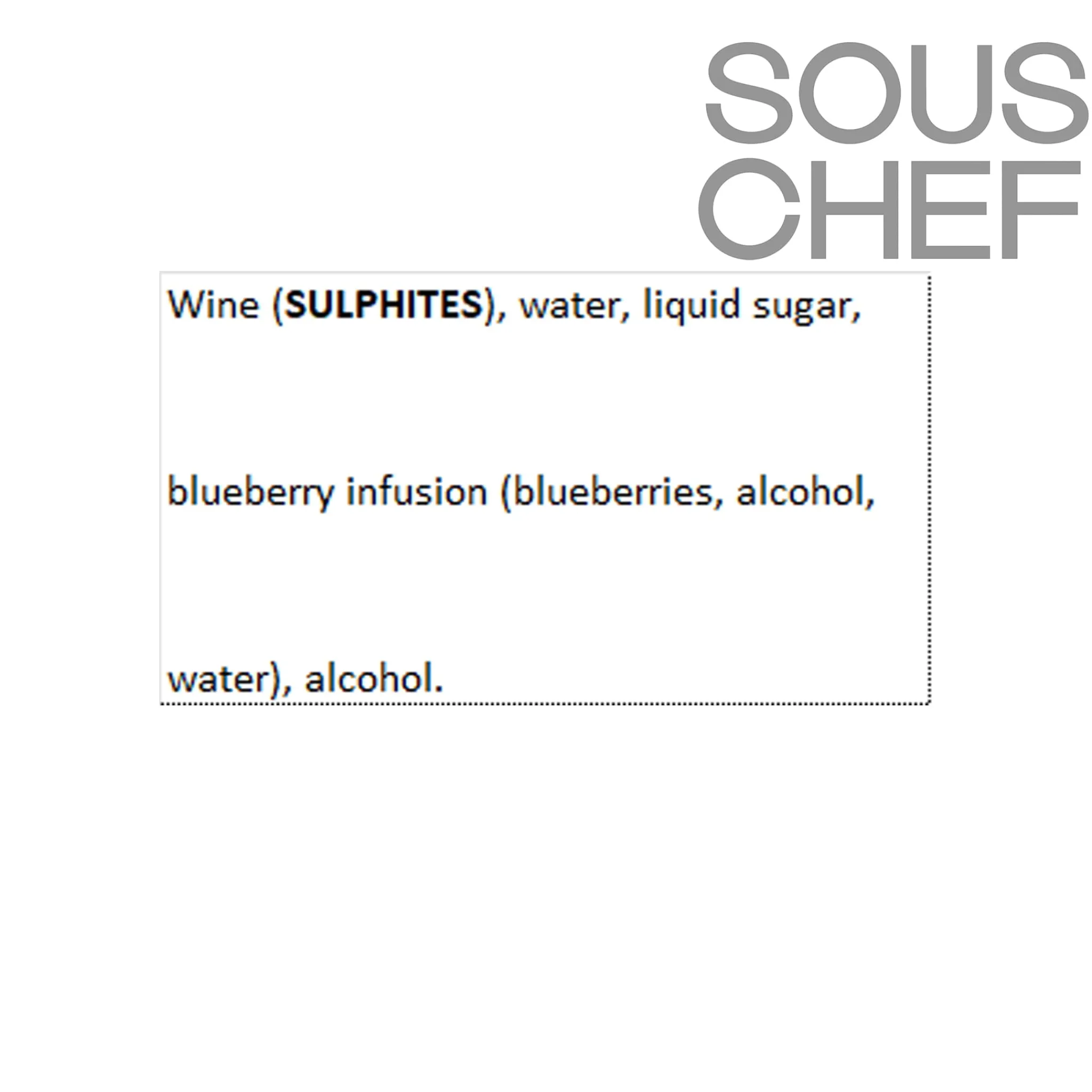 Sale Blueberry Aperitif 15V, 500ml Ingredients Brands|Drinks