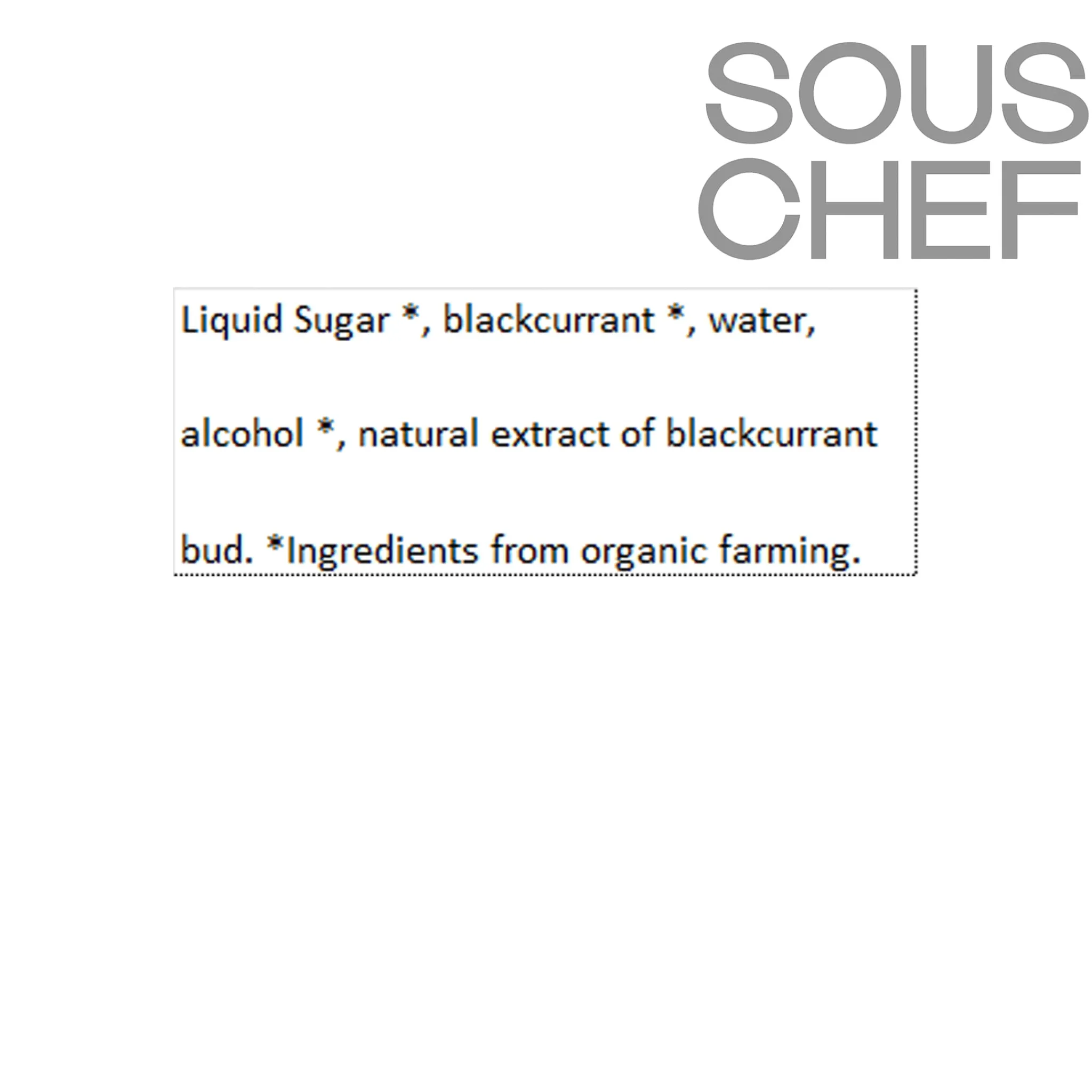 Sale Organic Blackcurrant Liquer 15V, 700ml Ingredients Brands|Drinks