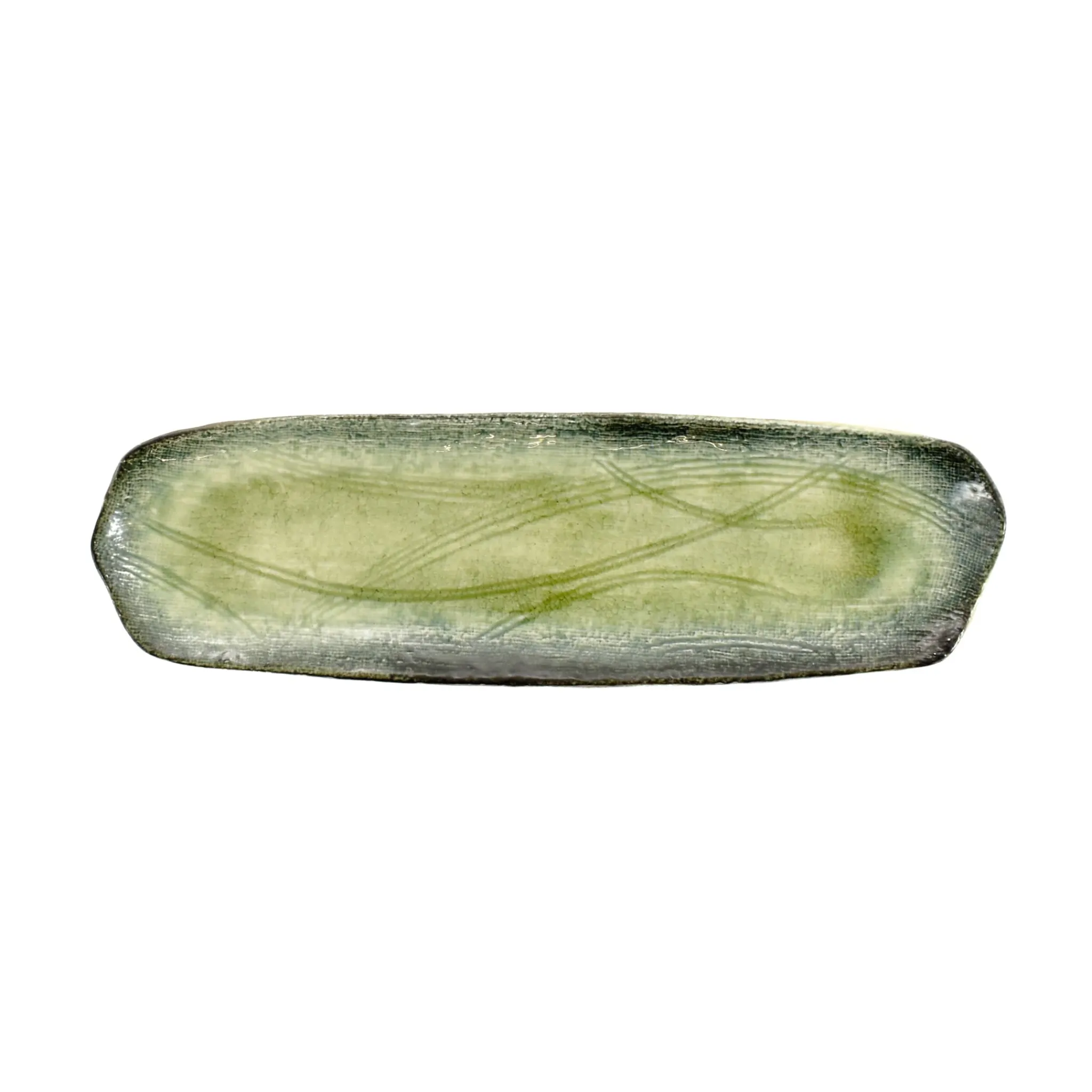 Hot Green Glaze Sushi Platter Japanese Ingredients|Plates