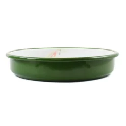 Hot Green Marble Enamel Round Roasting & Serving Dish, 28cm Baking Supplies & Equipment