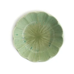 Hot Green Scalloped Japanese Bowl, 13.5cm Japanese Ingredients|Japanese Tableware