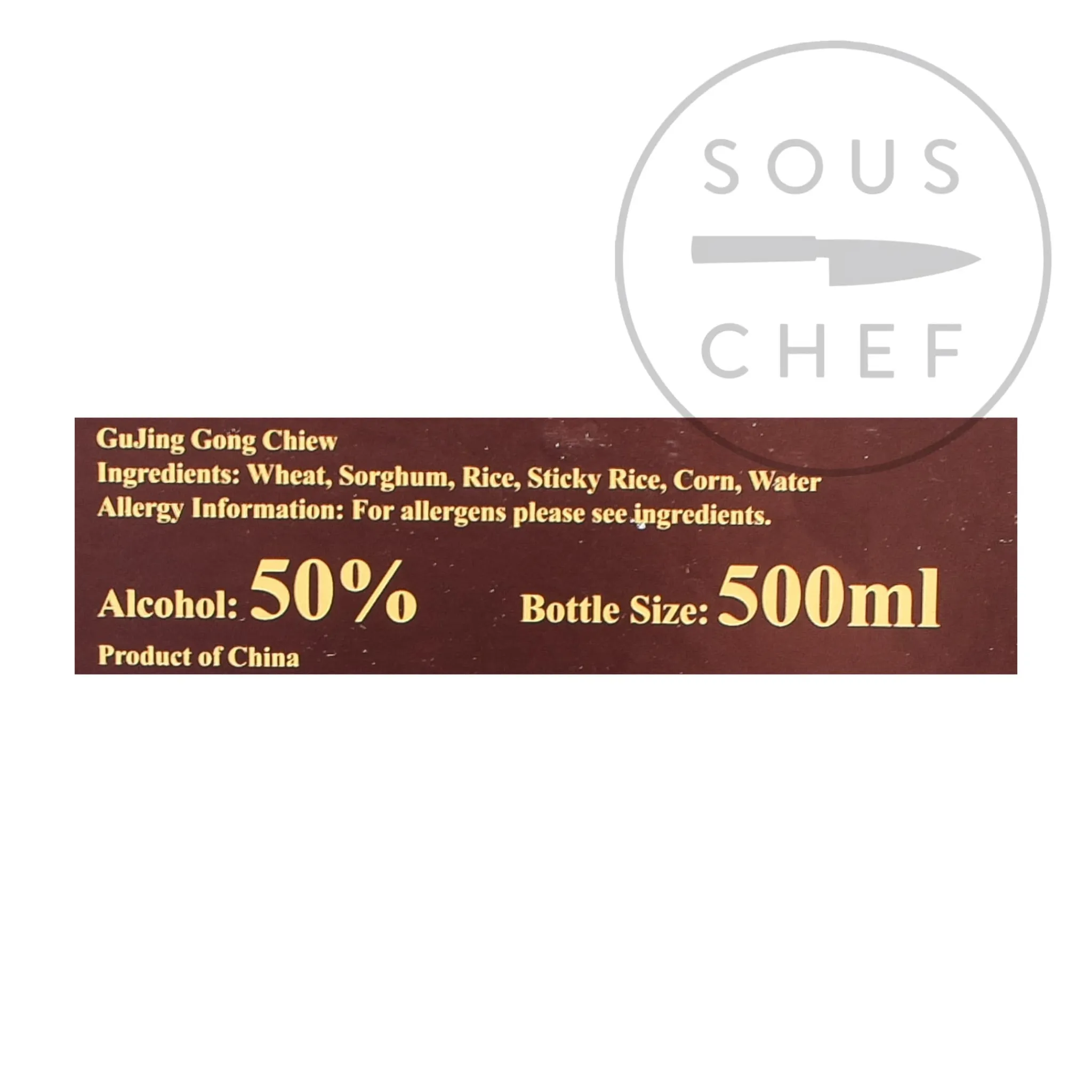 Outlet Chiew Ancient 5 Baijiu 50%, 500ml Ingredients Brands|Chinese Ingredients
